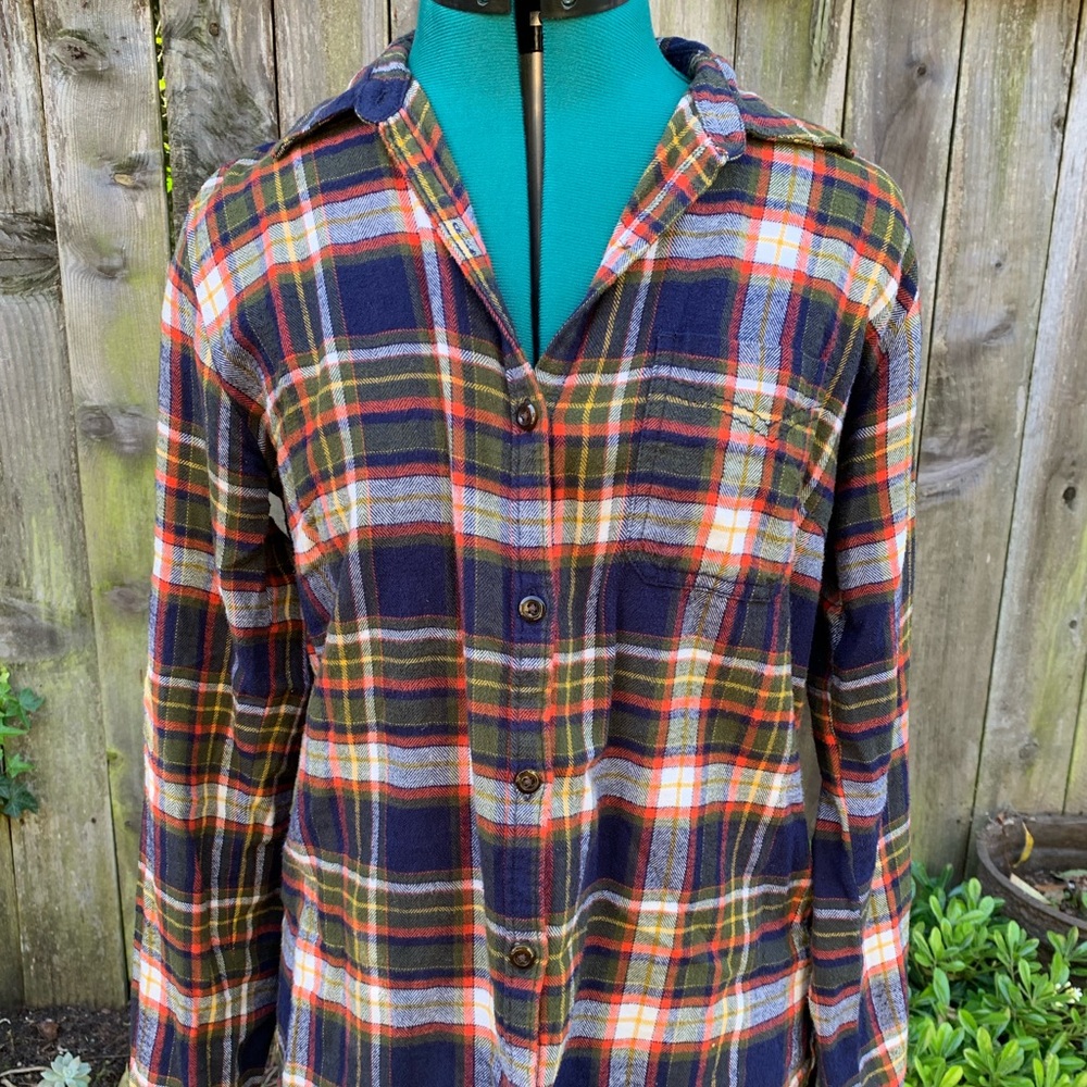 Plaid dickies flannel